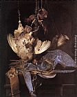 Still-Life with Hunting Equipment and Dead Birds by Willem van Aelst